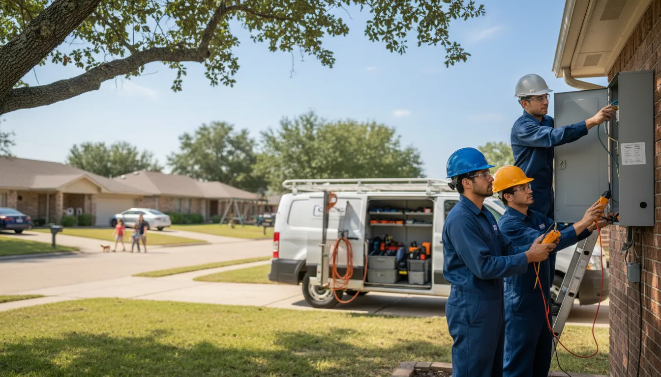 Certified electrician providing emergency electrical services in Rome, OH